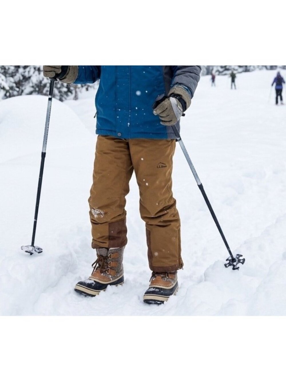 LL BEAN Wildcat Insulated Snow Pants Sz 12 Youth Outdoor‎ Winter Sports 513869